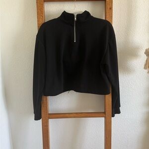Halara cropped zipper pullover